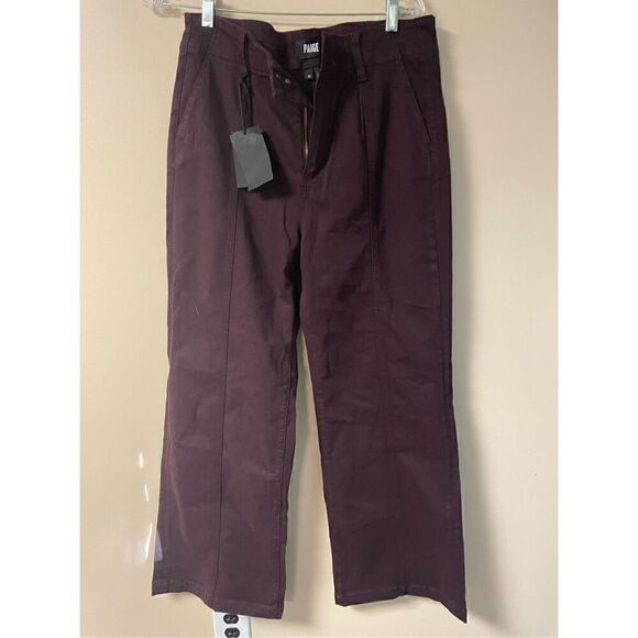 PAIGE Womens 30 Brooklyn Double Button Fky High Rise Wide Leg Jeans Vintage - Picture 1 of 10